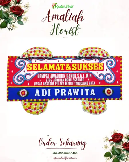 Papan Bunga Ucapan Selamat Ternate